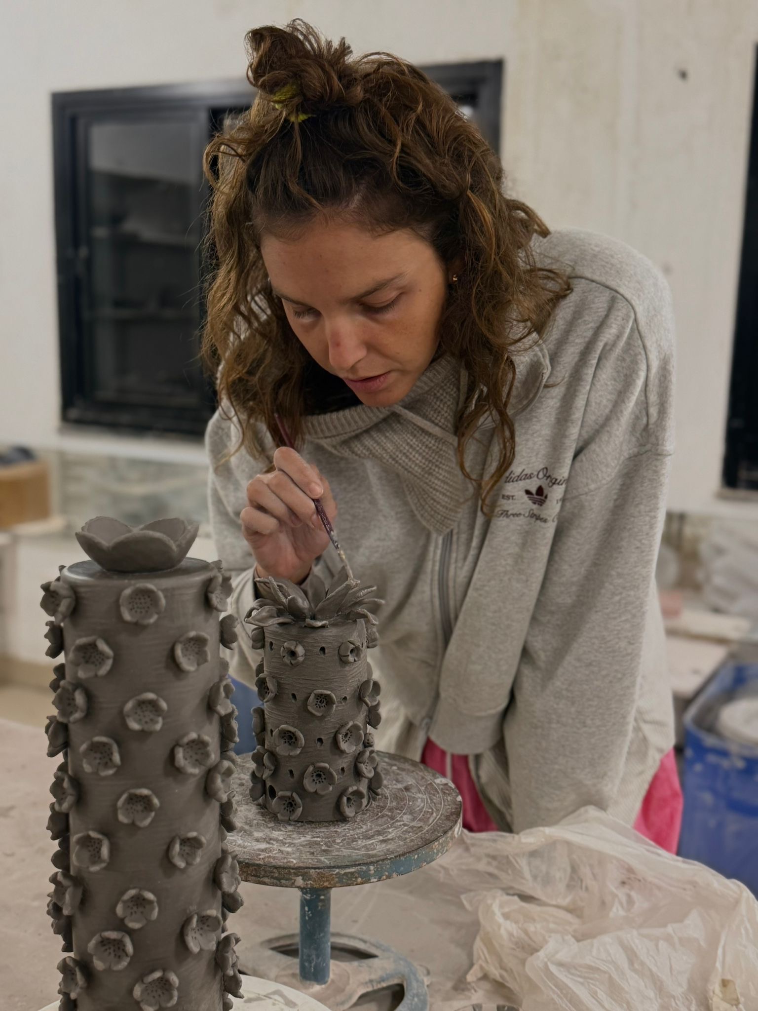 Bespoke handmade ceramic tiles by Isabel Kennedy - Fishy Ceramics Mumbai London